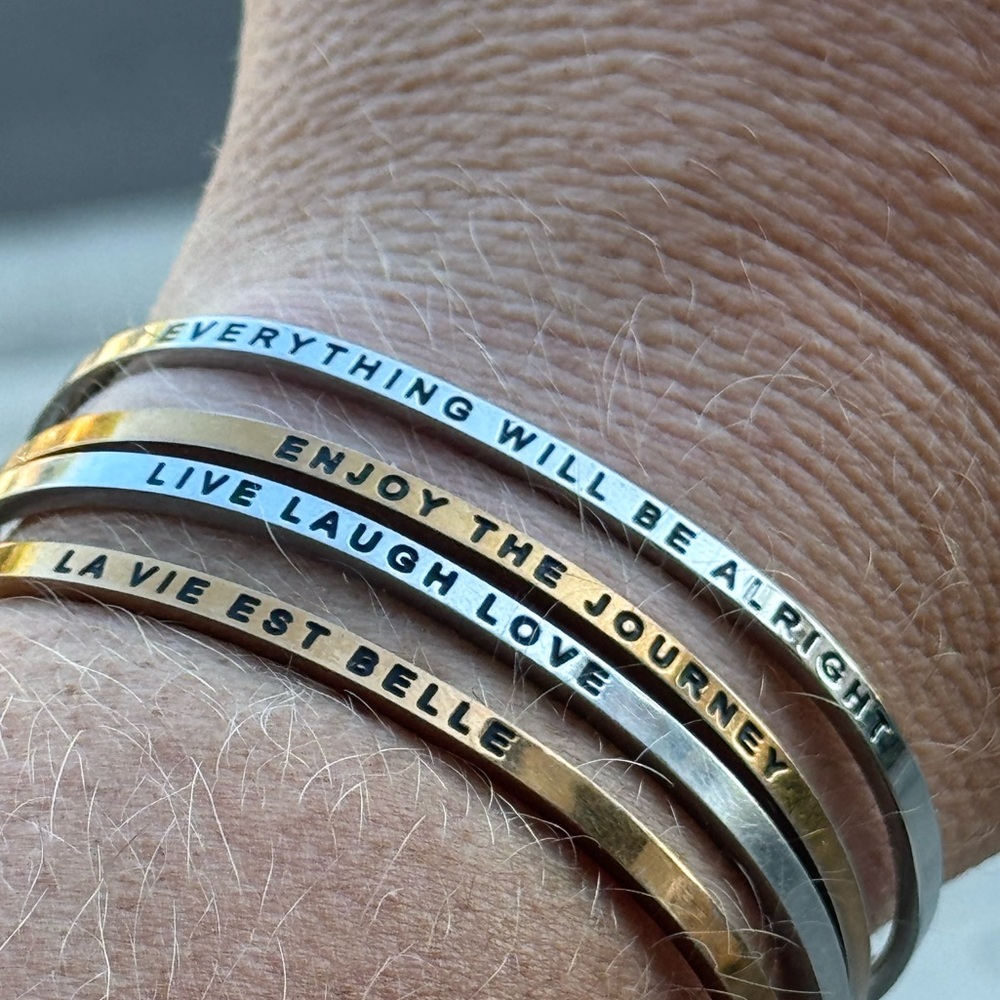 MantraBands - Inspirational Gold and Silver Bracelets